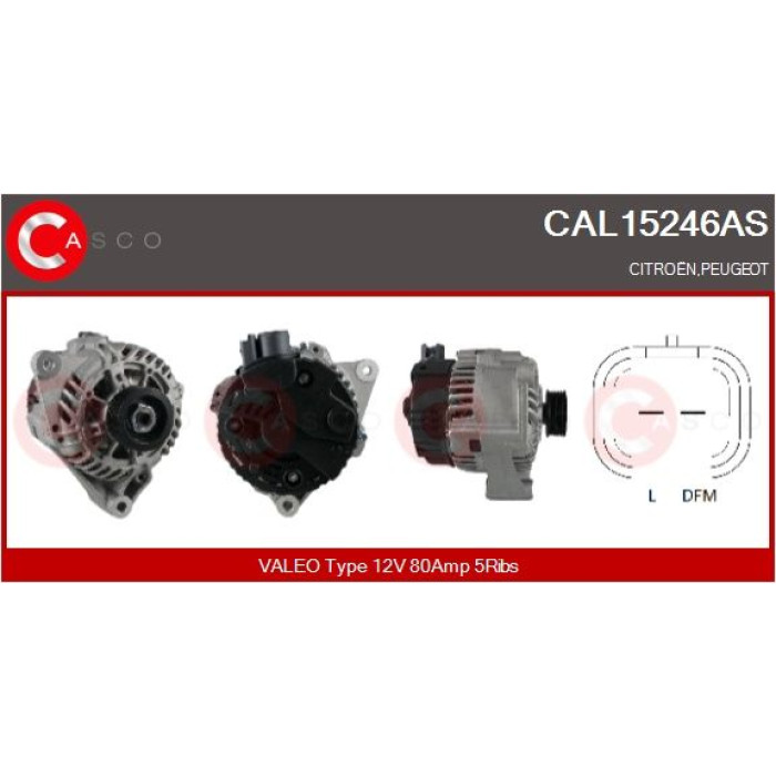 CASCO Generator CAL15246AS CASCO Generator CAL15246AS