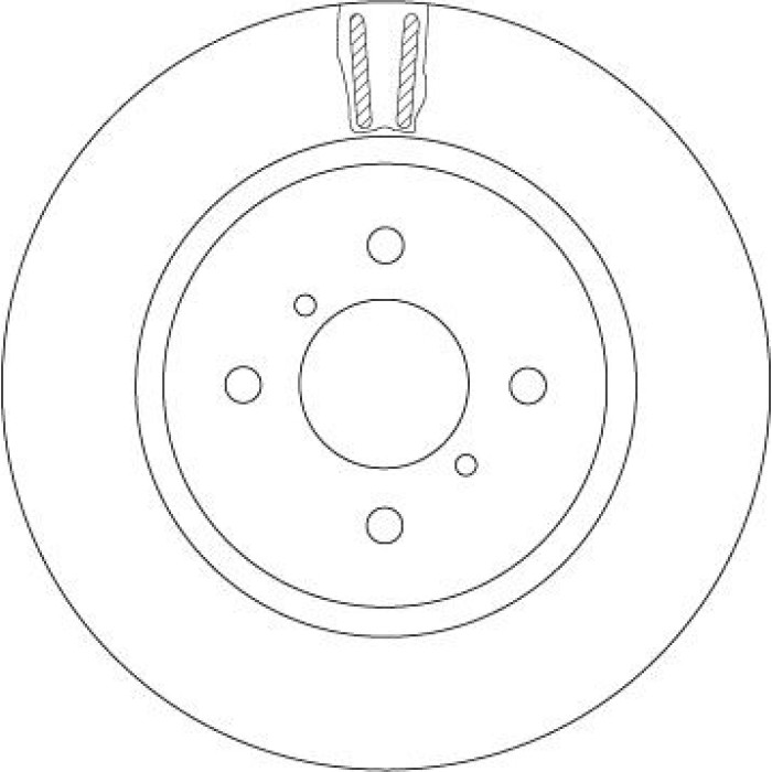 TRW Bremsscheibe Suzuki P. Swift 1.2 4X4 10 DF6912