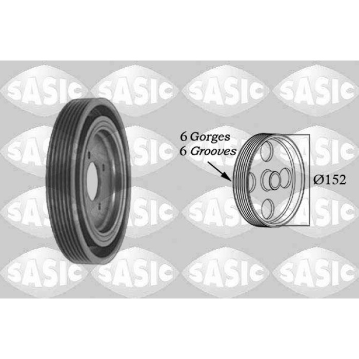 SASIC Riemenscheibe, Kurbelwelle 5150Q60 SASIC Riemenscheibe, Kurbelwelle 5150Q60