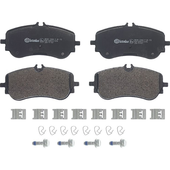 BREMBO Bremsklötze HA P 85 172 BREMBO Bremsklötze HA P 85 172