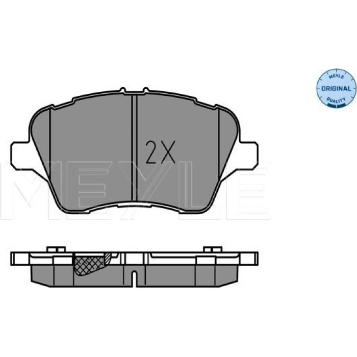 MEYLE Bremsbelagsatz Ford B-Max/Fiesta/Transit 1,0-1,6 12 252513417 MEYLE Bremsbelagsatz Ford B-Max/Fiesta/Transit 1,0-1,6 12 252513417