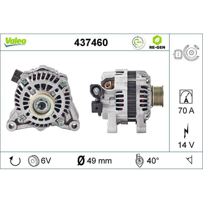 Valeo Lichtmaschine 437460 Valeo Lichtmaschine 437460