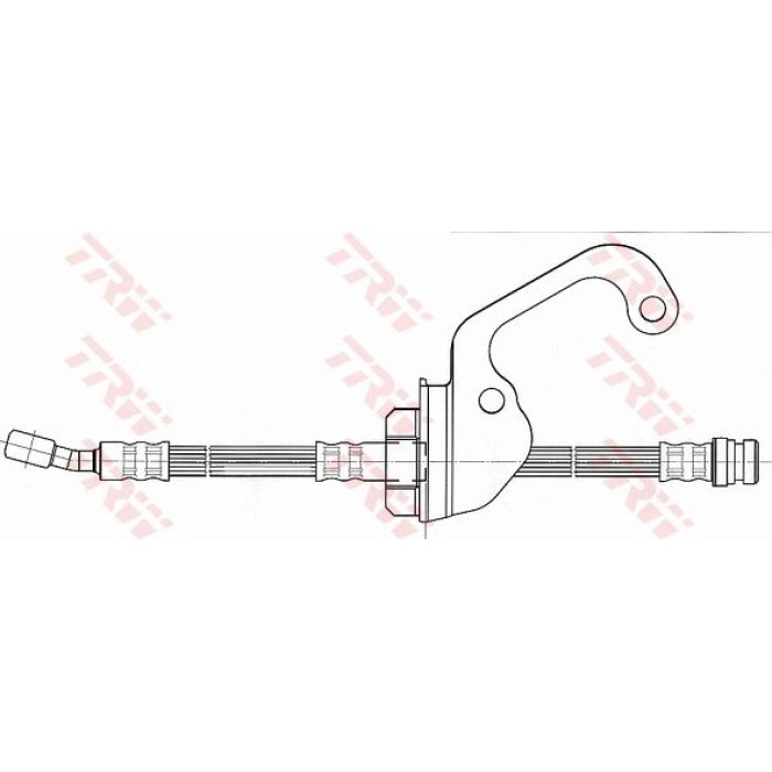 TRW Bremsschlauch Vorderachse rechts PHD624 TRW Bremsschlauch Vorderachse rechts PHD624