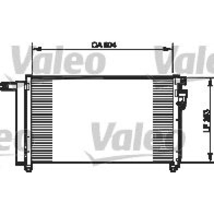 Valeo Klimakondensator 814349 Valeo Klimakondensator 814349