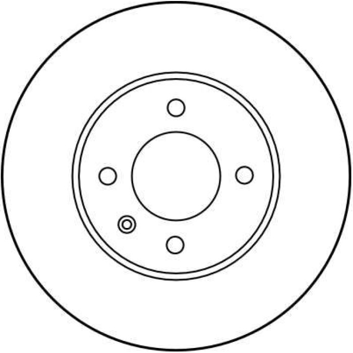 TRW Bremsscheibe VW Golf 2/3/Pas DF1533 TRW Bremsscheibe VW Golf 2/3/Pas DF1533