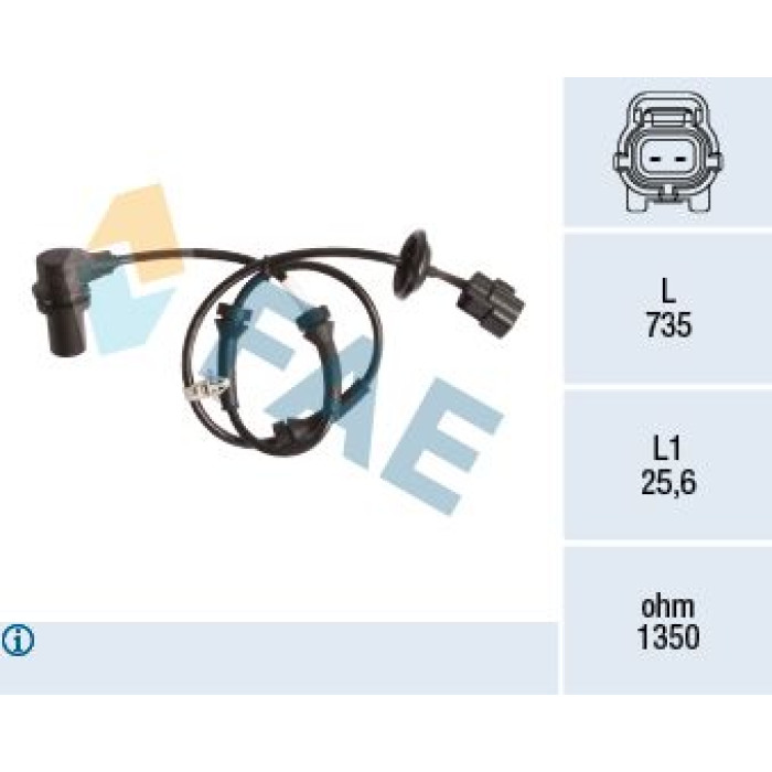 FAE Sensor, Raddrehzahl 78148 FAE Sensor, Raddrehzahl 78148