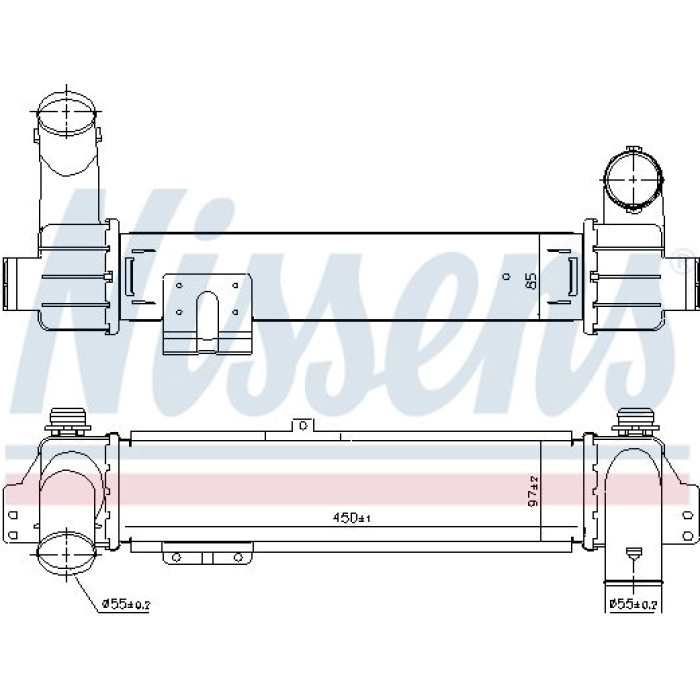 Nissens Ladeluftkühler PKW 96215 Nissens Ladeluftkühler PKW 96215