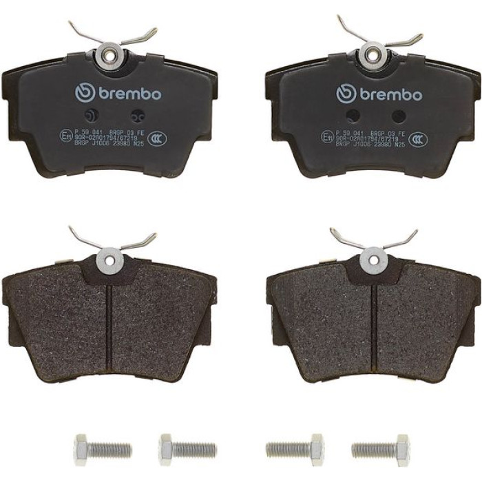 P 59 041 Brembo Prime Bremsbelagsatz Hinterachse – P 59 041 – 95 x 57 x 17 mm – Bremssystem Lucas – OE Nummer 1605199 P 59 041 Brembo Prime Bremsbelagsatz Hinterachse – P 59 041 – 95 x 57 x 17 mm – Bremssystem Lucas – OE Nummer 1605199