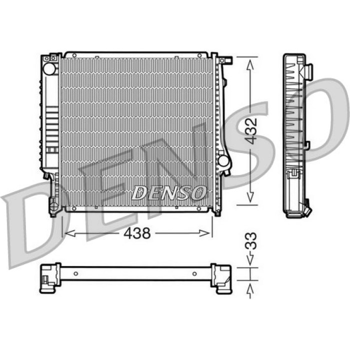 Denso Motorkühler DRM05022 Denso Motorkühler DRM05022