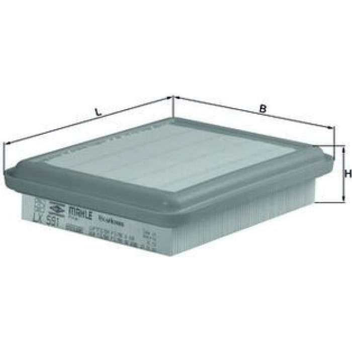 MAHLE Luftfilter LX 591