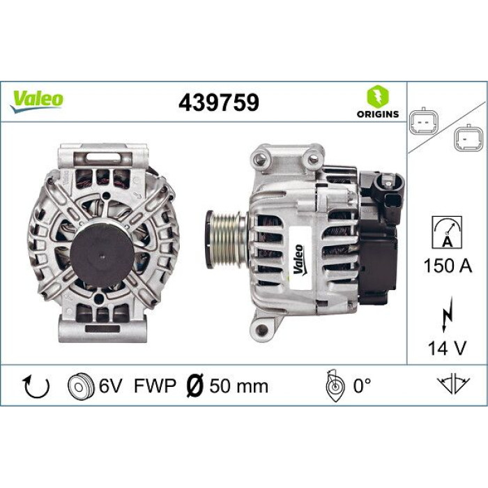 Valeo Lichtmaschine 439759 Valeo Lichtmaschine 439759