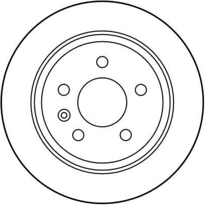 TRW Bremsscheibe Mercedes-Benz Vito 108 DF2794 TRW Bremsscheibe Mercedes-Benz Vito 108 DF2794
