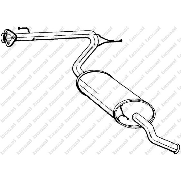 Bosal Schalldämpfer 281-093 Bosal Schalldämpfer 281-093
