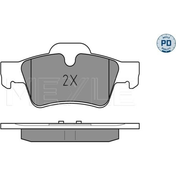 MEYLE Bremsbelagsatz Mercedes-Benz W164/251 05- M/R-Klasse 025 239 2318/PD MEYLE Bremsbelagsatz Mercedes-Benz W164/251 05- M/R-Klasse 025 239 2318/PD