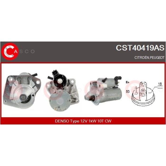 CASCO Anlasser CST40419AS CASCO Anlasser CST40419AS