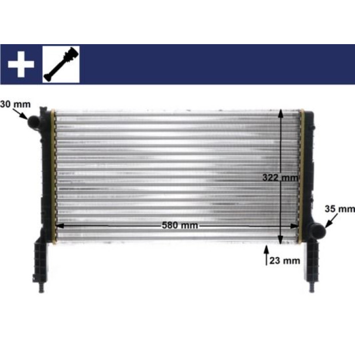 MAHLE Kühler, Motorkühlung CR 1446 000S MAHLE Kühler, Motorkühlung CR 1446 000S