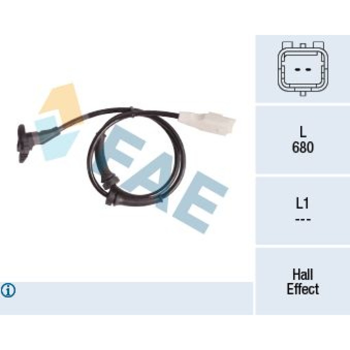 FAE Sensor, Raddrehzahl 78181 FAE Sensor, Raddrehzahl 78181