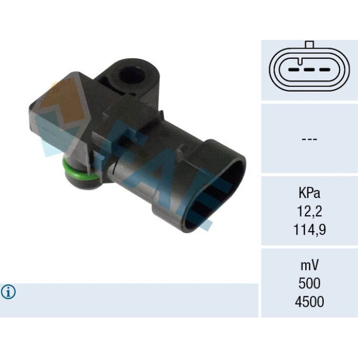 FAE Sensor, Saugrohrdruck 15143 FAE Sensor, Saugrohrdruck 15143