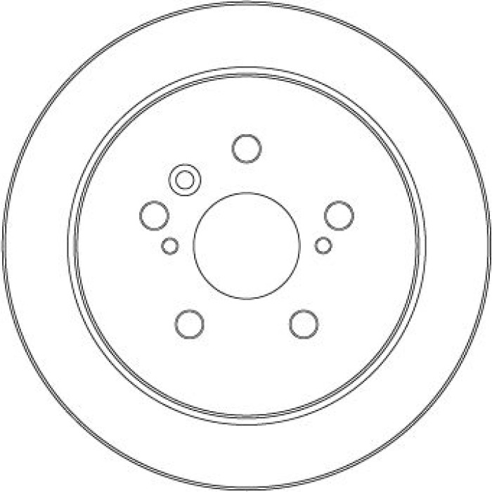 TRW Bremsscheibe Lexus T. Rx 03-08 DF7257