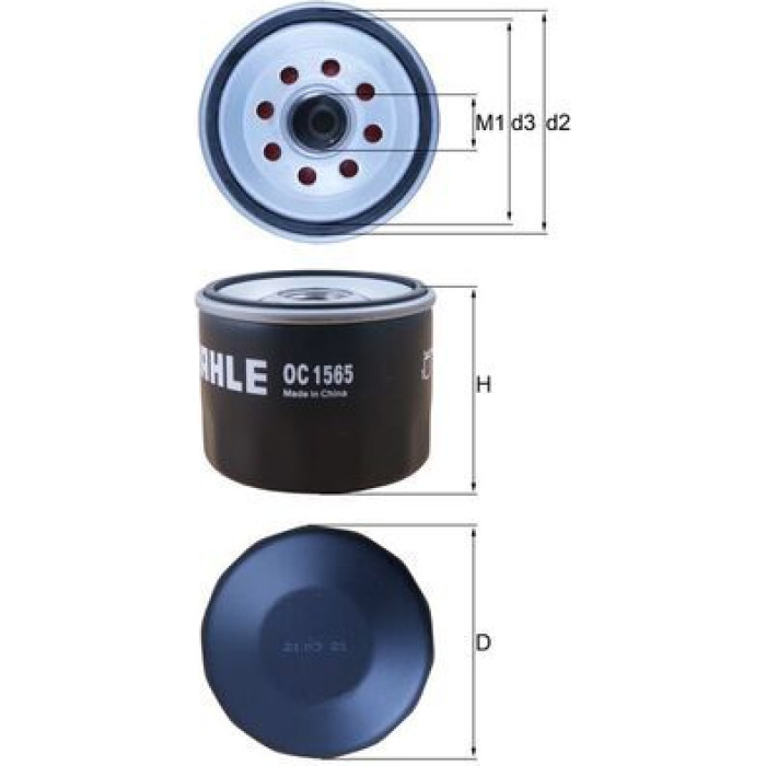 Mahle Original Ölfilter OC 1565 Mahle Original Ölfilter OC 1565