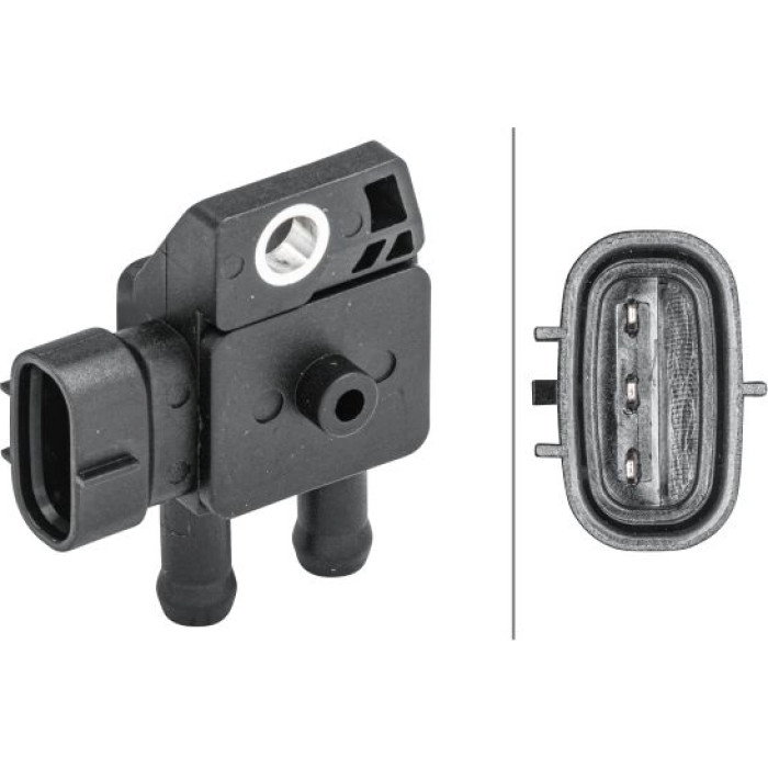 HELLA Sensor, Abgasdruck 6PP 009 409-291