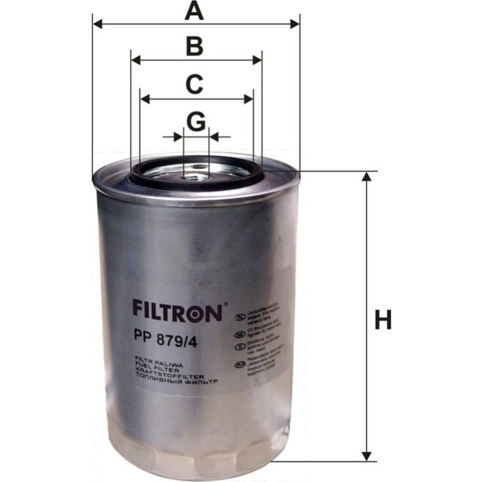 Filtron Kraftstofffilter PP 879/4 Filtron Kraftstofffilter PP 879/4