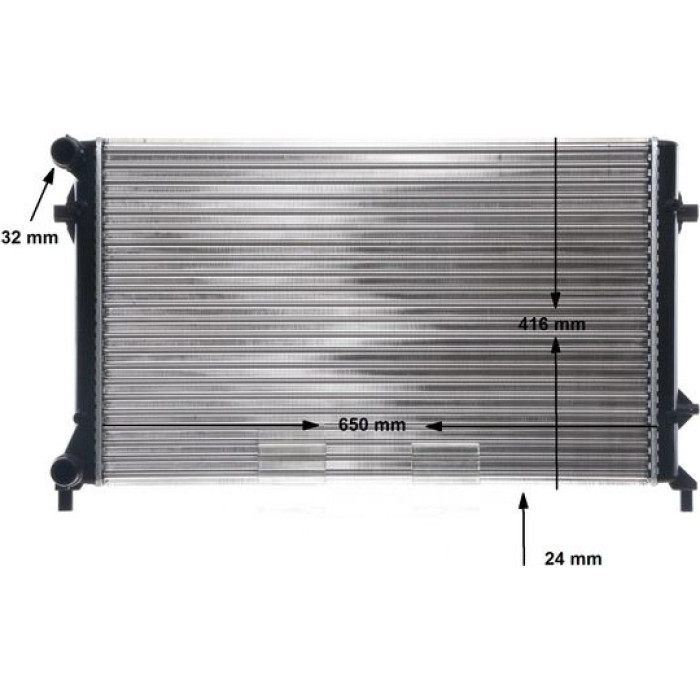 MAHLE Kühler, Motorkühlung CR 30 001S MAHLE Kühler, Motorkühlung CR 30 001S