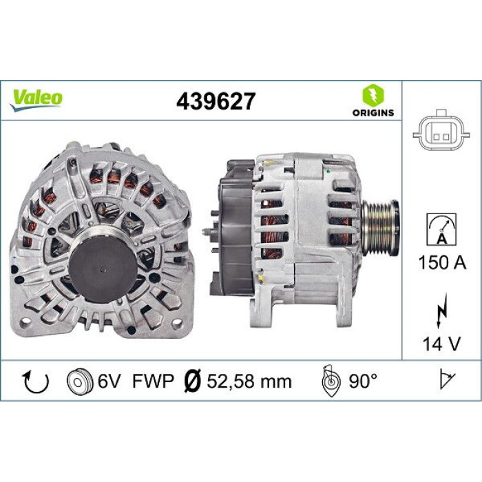 Valeo Lichtmaschine 439627 Valeo Lichtmaschine 439627
