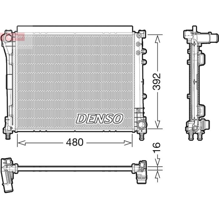 Denso Kühler DRM09006 Denso Kühler DRM09006