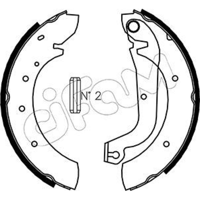 CIFAM Bremsbackensatz 153-068