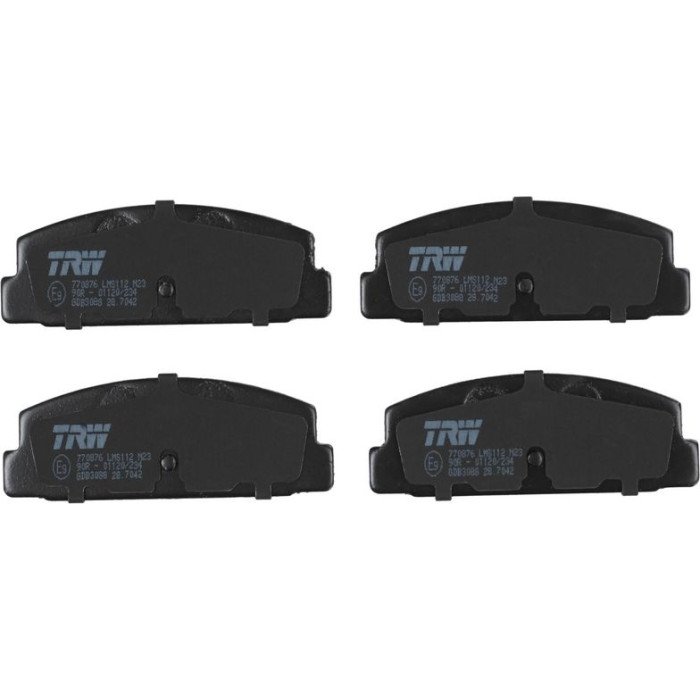 TRW Bremsbeläge Hinterachse GDB3088 TRW Bremsbeläge Hinterachse GDB3088