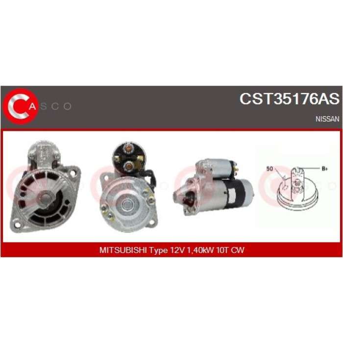 CASCO Anlasser CST35176AS CASCO Anlasser CST35176AS
