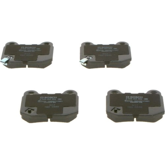 Bosch Bremsbelagsatz Hinterachse 0 986 494 865 Bosch Bremsbelagsatz Hinterachse 0 986 494 865