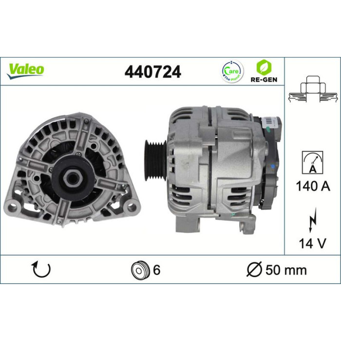 Valeo Lichtmaschine 440724