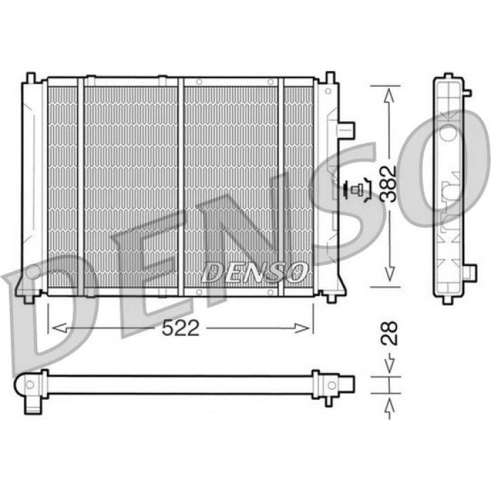 Denso Motorkühler DRM24014