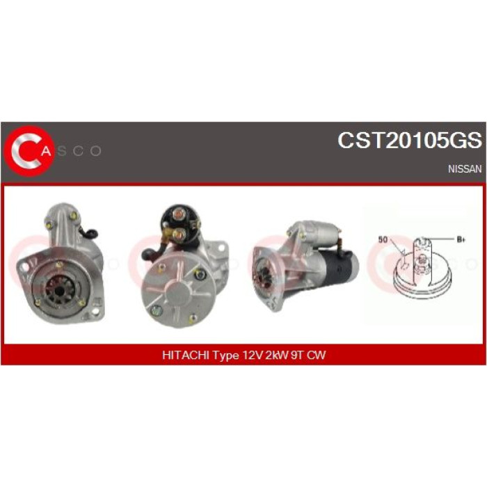 CASCO Anlasser CST20105GS CASCO Anlasser CST20105GS