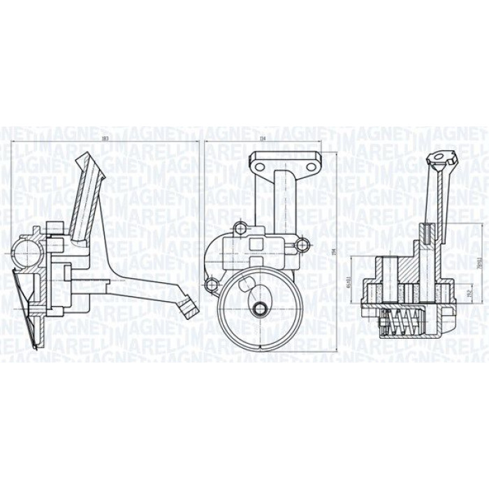 Magneti Marelli Ölpumpe 351516000105