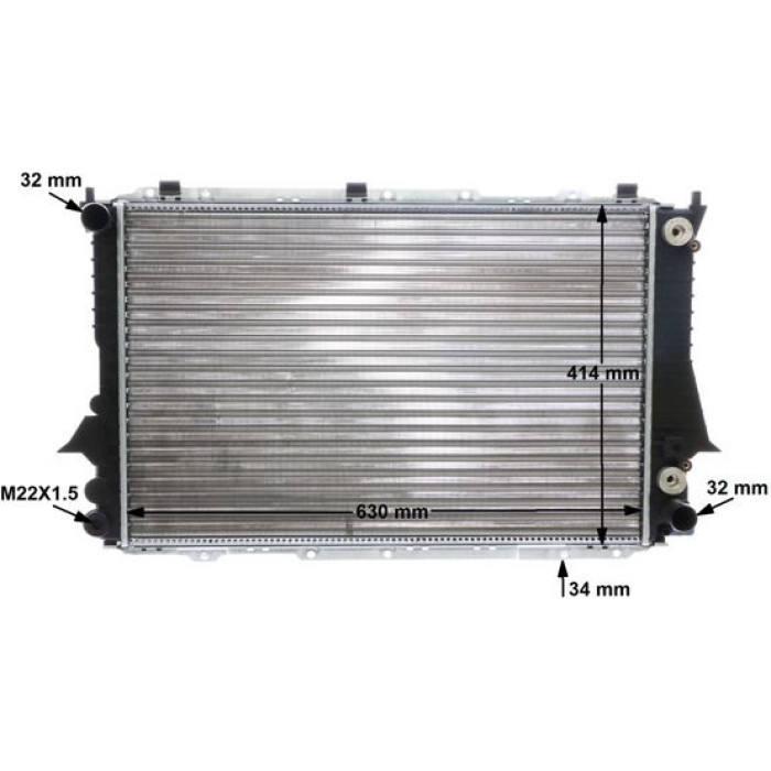 MAHLE Kühler, Motorkühlung CR 419 000S MAHLE Kühler, Motorkühlung CR 419 000S