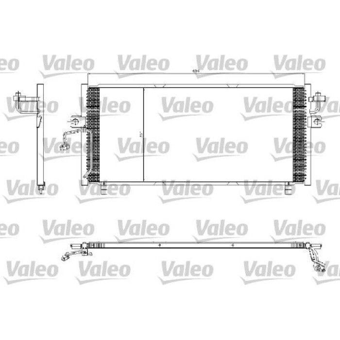 Valeo Klimakondensator 817253 Valeo Klimakondensator 817253