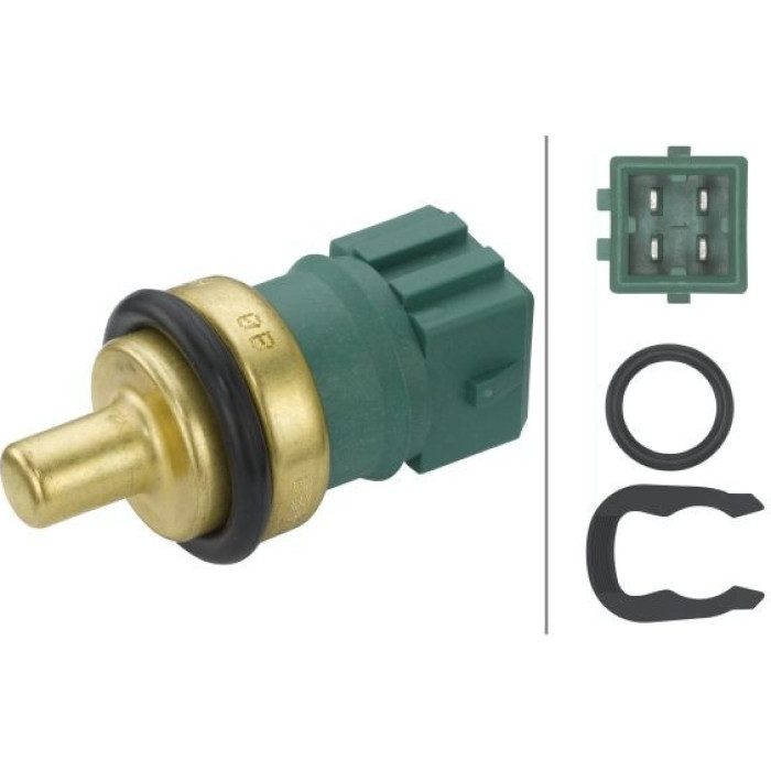 HELLA Sensor, Kühlmitteltemperatur 6PT 009 107-541 HELLA Sensor, Kühlmitteltemperatur 6PT 009 107-541