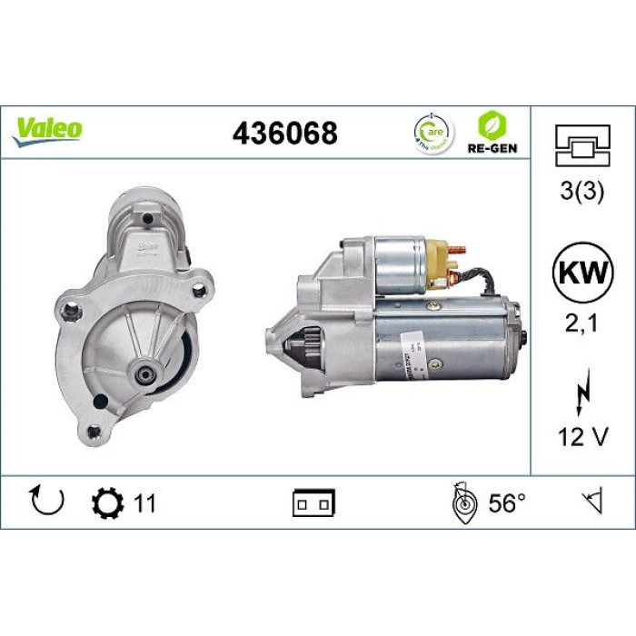 Valeo Anlasser 436068 Valeo Anlasser 436068