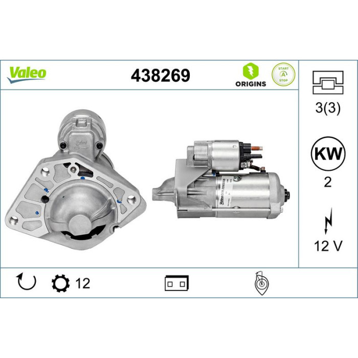 Valeo Anlasser 438269 Valeo Anlasser 438269