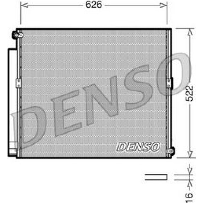 Denso Klimakondensator DCN50021