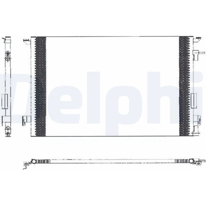 Delphi Klimakondensator TSP0225463 Delphi Klimakondensator TSP0225463