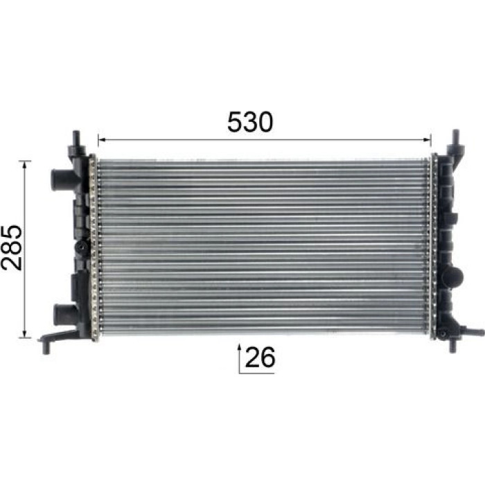 MAHLE Kühler, Motorkühlung CR 735 000P MAHLE Kühler, Motorkühlung CR 735 000P