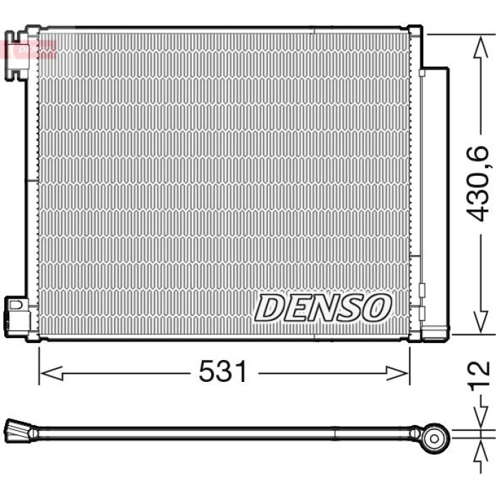 Denso Klimakondensator DCN23039 Denso Klimakondensator DCN23039