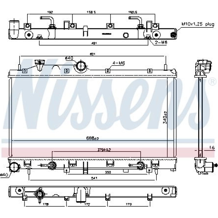 Nissens Wasserkühler PKW 67720 Nissens Wasserkühler PKW 67720