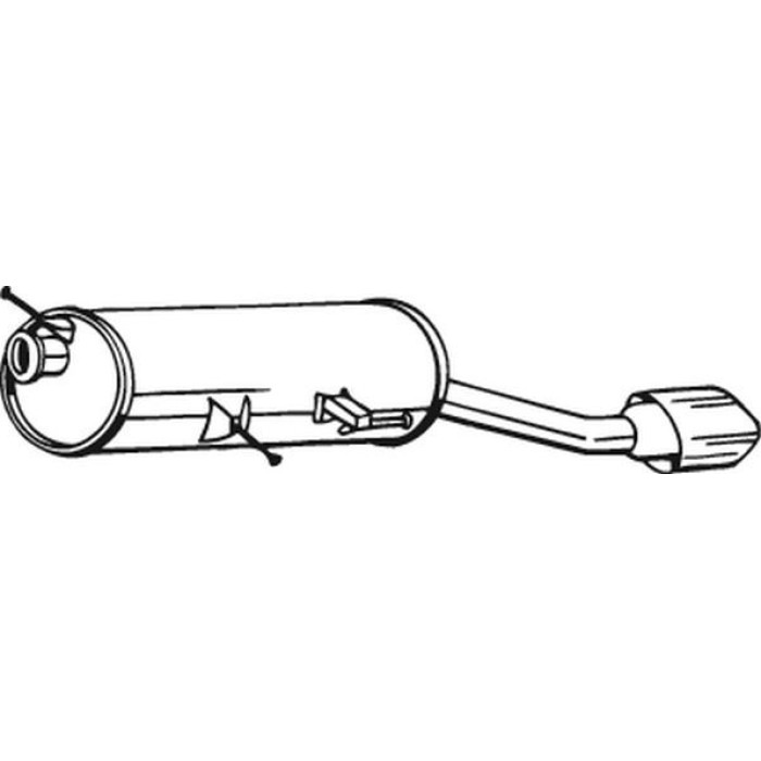 Bosal Schalldämpfer 190-169