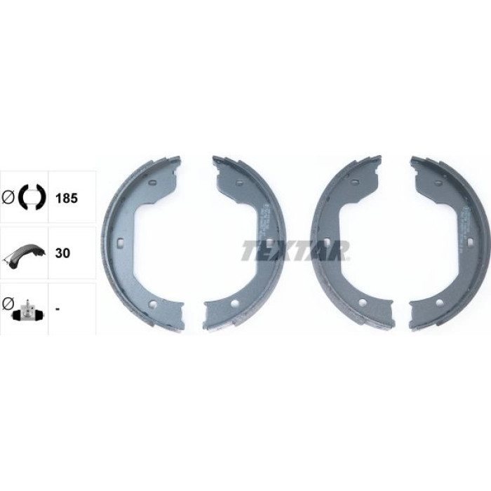 Textar Handbremsbackensatz 91058700 Textar Handbremsbackensatz 91058700