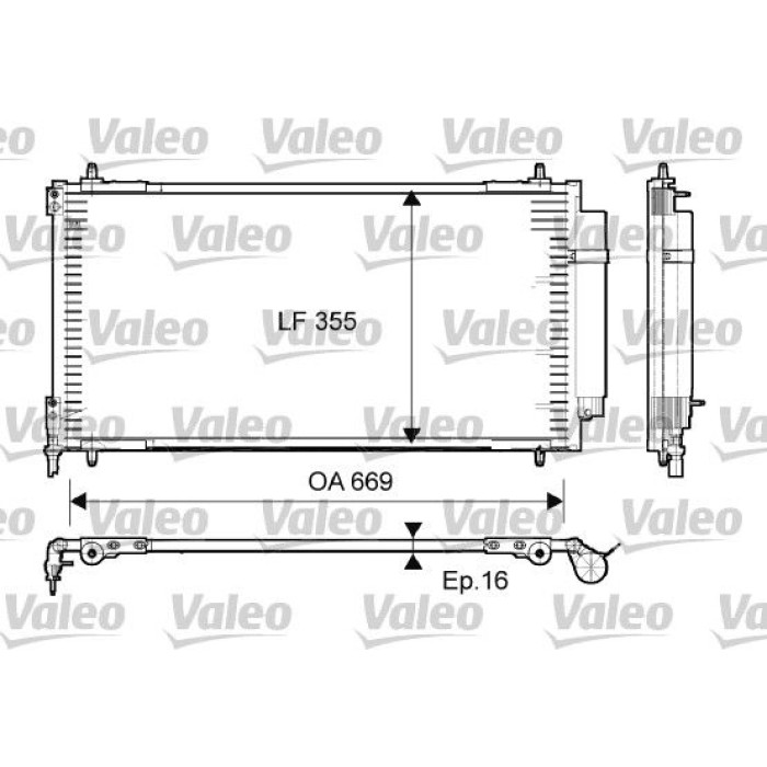 Valeo Klimakondensator 814065